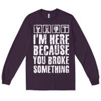 Plum construction crew funny contractor gift premium t shirt Long Sleeve Tee - lanVoArt