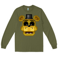 Army Green Day Gift Five Nights At Freddy'S Graphic For Fan Long Sleeve Tee - lanVoArt