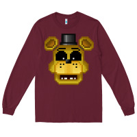 Burgundy Day Gift Five Nights At Freddy'S Graphic For Fan Long Sleeve Tee - lanVoArt