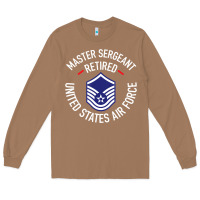Toasted Coconut Limited Edition Master Sergeant Retired Air Force Military Retiremen Long Sleeve Tee - lanVoArt