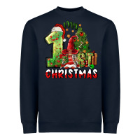 Navy first christmas Heavyweight Sweatshirt - FaDigitalArtStudio