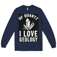Navy of quartz i love geology Long Sleeve Tee - lanVoArt