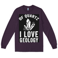 Plum of quartz i love geology Long Sleeve Tee - lanVoArt