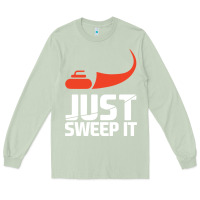 Matcha just sweep it! funny curling sports gift hoodie Long Sleeve Tee - lanVoArt