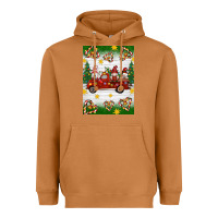 Meerkat christmas gnomes truck Heavyweight Hoodie - Artiststas