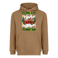 Toasted Coconut christmas gnomes truck Heavyweight Hoodie - Artiststas