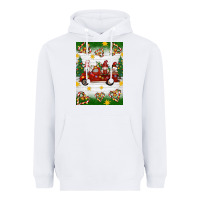 White christmas gnomes truck Heavyweight Hoodie - Artiststas