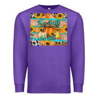 Purple it's fall y'all Premium Sweatshirt - Artiststas