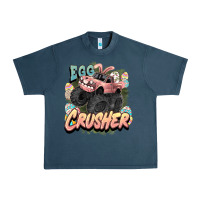Midnight Navy Egg crusher Easter truck Easter Day Urban Heavy Tee - HowdyJamesFarm