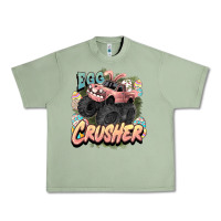 Oil Green Egg crusher Easter truck Easter Day Urban Heavy Tee - HowdyJamesFarm