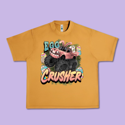 Egg Crusher Easter Truck Easter Day Urban Heavy Tee Designed By Howdyjamesfarm