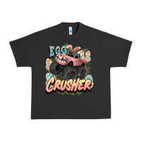 Pigment Black Egg crusher Easter truck Easter Day Urban Heavy Tee - HowdyJamesFarm