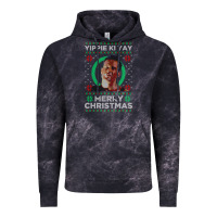 Cloud Black Hot Trend Die Hard Christmas Yippie Ki Yay Vintage Hoodie - lanVoArt