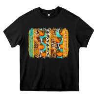 Black fall pumpkin brushstroke Heavy Core Tee - BundleAndBundleShop