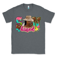 Charcoal Heather Afro woman with sunkissed Classic Tee - NancyCooperArtShop