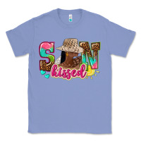 Colony Blue Afro woman with sunkissed Classic Tee - NancyCooperArtShop