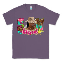 Lavender Afro woman with sunkissed Classic Tee - NancyCooperArtShop