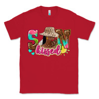Red Afro woman with sunkissed Classic Tee - NancyCooperArtShop