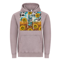 Vintage Zinc aunt sunflower leopard glitter Vintage Hoodie - TumblerDesignByShophia