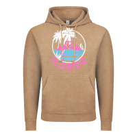 Vintage Coffee Hot Trend Florida Pink Flamingo Heart 80S Retro Vintage Style Vintage Hoodie - lanVoArt