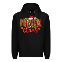Black christmas nana claus Premium Hoodie - FaDigitalArtStudio