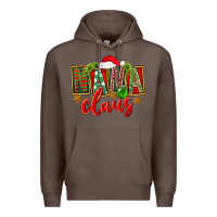Coffee christmas nana claus Premium Hoodie - FaDigitalArtStudio