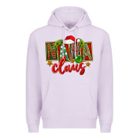 Lilac christmas nana claus Premium Hoodie - FaDigitalArtStudio