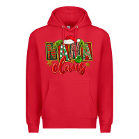 Red christmas nana claus Premium Hoodie - FaDigitalArtStudio