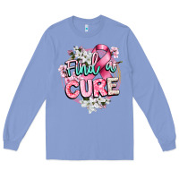 Colony Blue find a cure cancer awareness Long Sleeve Tee - CowGirlArtShop