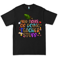 Black 100 days of doing teacher stuff Premium Tee - Artiststas