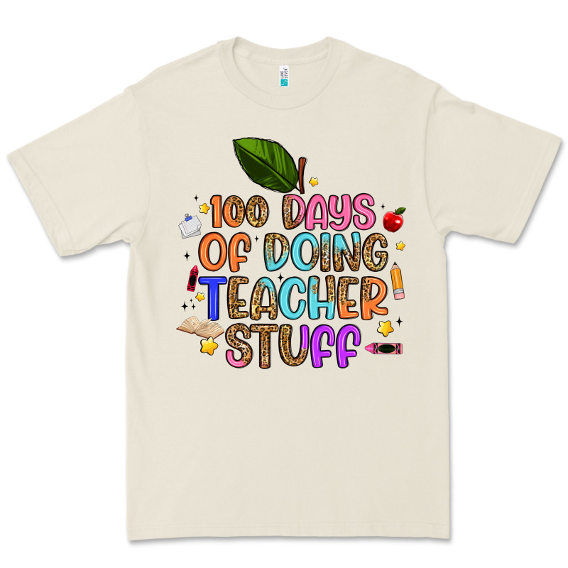 100 Days Of Doing Teacher Stuff Premium Tee by Artiststas | Teevron