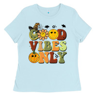 Halloween Good Vibes Only Ladies Tee | Teevron
