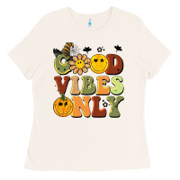 Bone halloween good vibes only Ladies Tee - BarkalooDesign