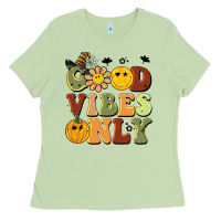 Matcha halloween good vibes only Ladies Tee - BarkalooDesign