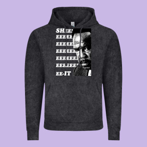 Clay Davis Quotsheeeeeeitquot 3  T Travel Vintage Hoodie Designed By Lanvoart