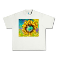 Pistachio sparkling sunflower Urban Heavy Tee - TumblerDesignByShophia