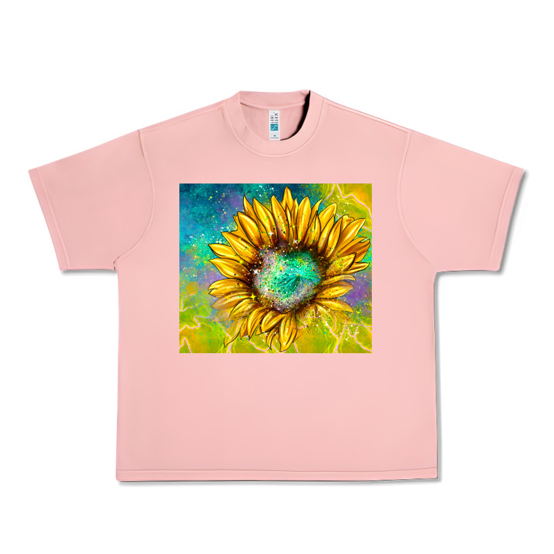 Sparkling Sunflower Urban Heavy Tee by TumblerDesignByShophia | Teevron