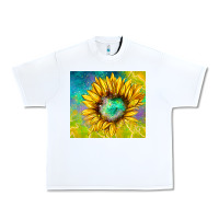 White sparkling sunflower Urban Heavy Tee - TumblerDesignByShophia