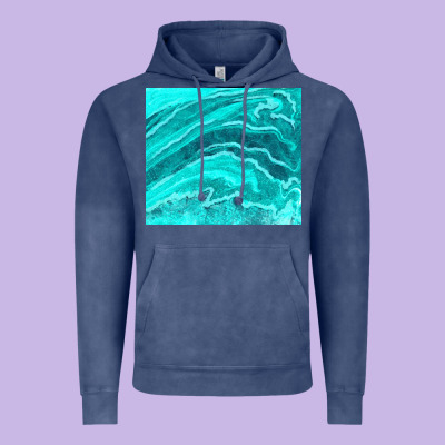 Turquoise Agate Vintage Hoodie Designed By Tumblerdesignbyshophia
