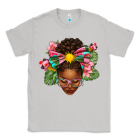 Moon Dust Afro Woman Summer Classic Tee - texasbilliewilder