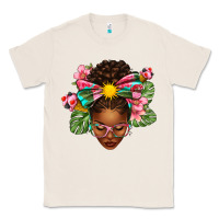 Natural Afro Woman Summer Classic Tee - texasbilliewilder