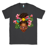 Smoke Afro Woman Summer Classic Tee - texasbilliewilder