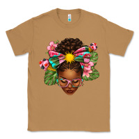 Toasted Coconut Afro Woman Summer Classic Tee - texasbilliewilder