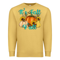 Antique Gold it's fall y'all Premium Sweatshirt - Artiststas