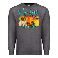 Charcoal Heather it's fall y'all Premium Sweatshirt - Artiststas