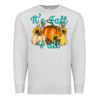 Dove Grey it's fall y'all Premium Sweatshirt - Artiststas
