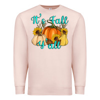 Pale Pink it's fall y'all Premium Sweatshirt - Artiststas