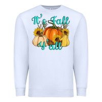 White it's fall y'all Premium Sweatshirt - Artiststas