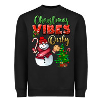 Black christmas vibes only Heavyweight Sweatshirt - BundleAndBundleShop