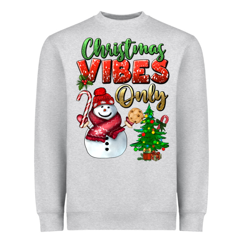 Christmas Vibes Only Heavyweight Sweatshirt by BundleAndBundleShop | Teevron